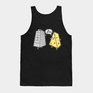 Oh Grate Cheese & Grater Cute Food Humor Tank Top